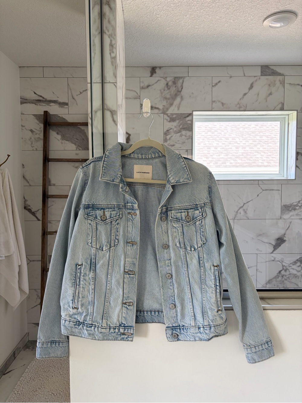 LUCKY BRAND Light Wash Denim Jacket - “Tomboy”